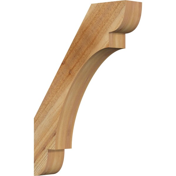 Ekena Millwork 4"W x 20"D x 28"H Olympic Rough Sawn Knee Brace, Western Red Cedar BRC04X20X28OLY00RWR - main